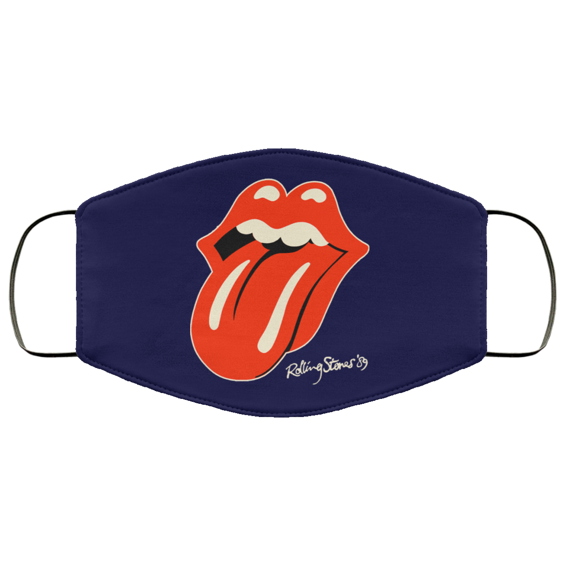 The Rolling Stones 1989 Tour Face Mask