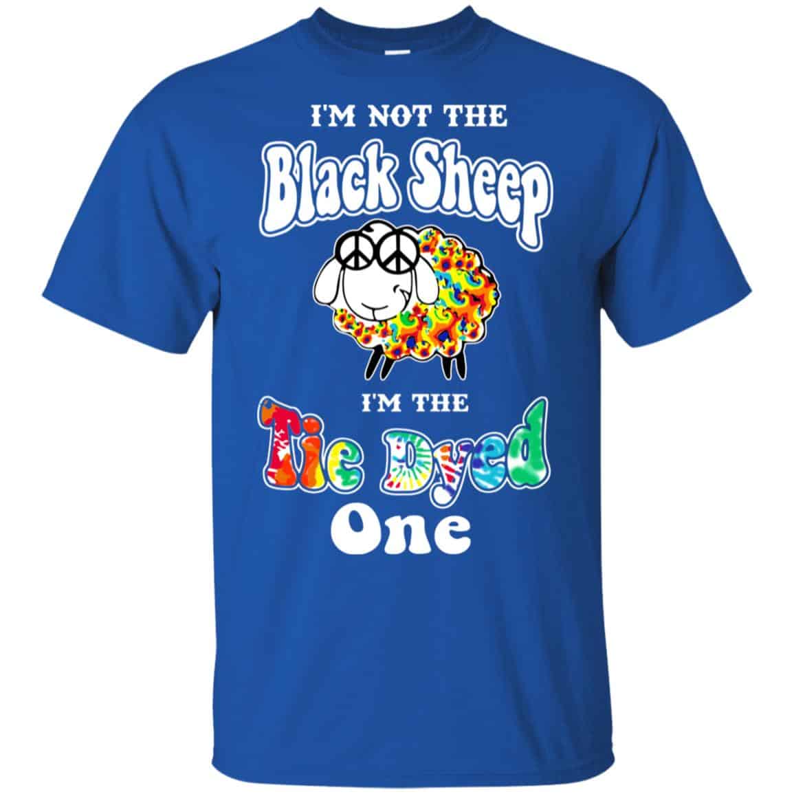 I’m Not The Black Sheep I’m The Tie Dyed One T-Shirts, Hoodie, Tank