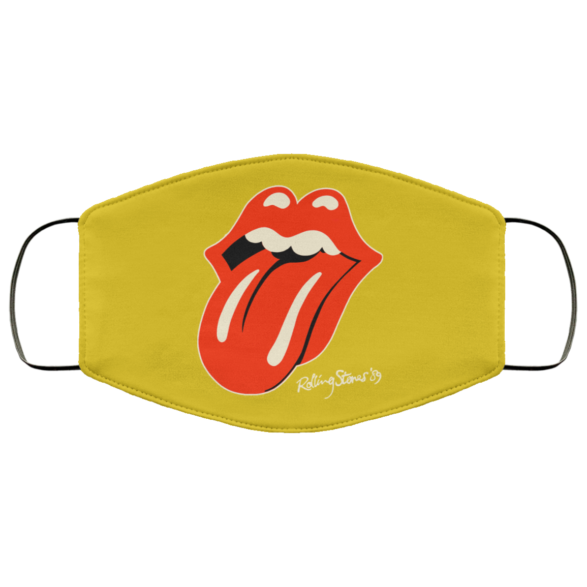 The Rolling Stones 1989 Tour Face Mask