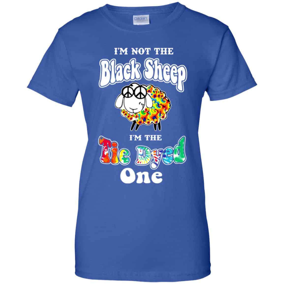 I’m Not The Black Sheep I’m The Tie Dyed One T-Shirts, Hoodie, Tank