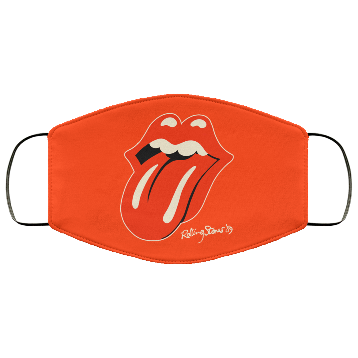 The Rolling Stones 1989 Tour Face Mask