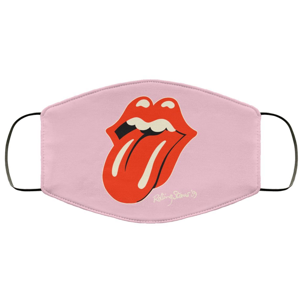 The Rolling Stones 1989 Tour Face Mask