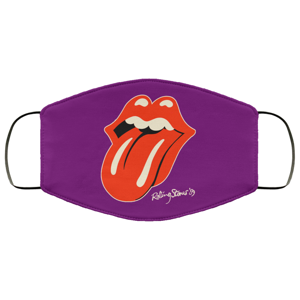The Rolling Stones 1989 Tour Face Mask