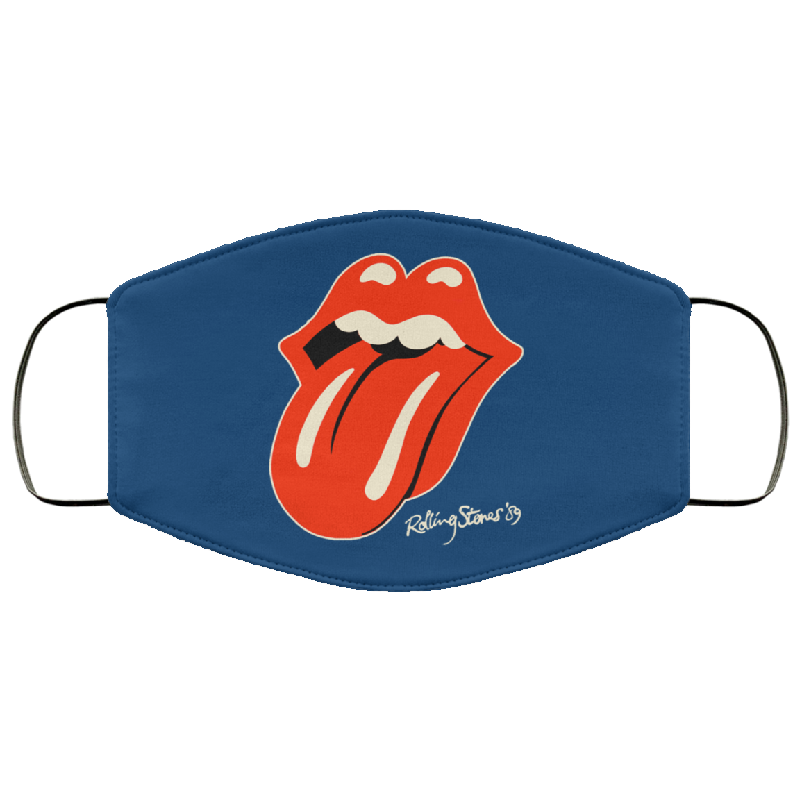 The Rolling Stones 1989 Tour Face Mask
