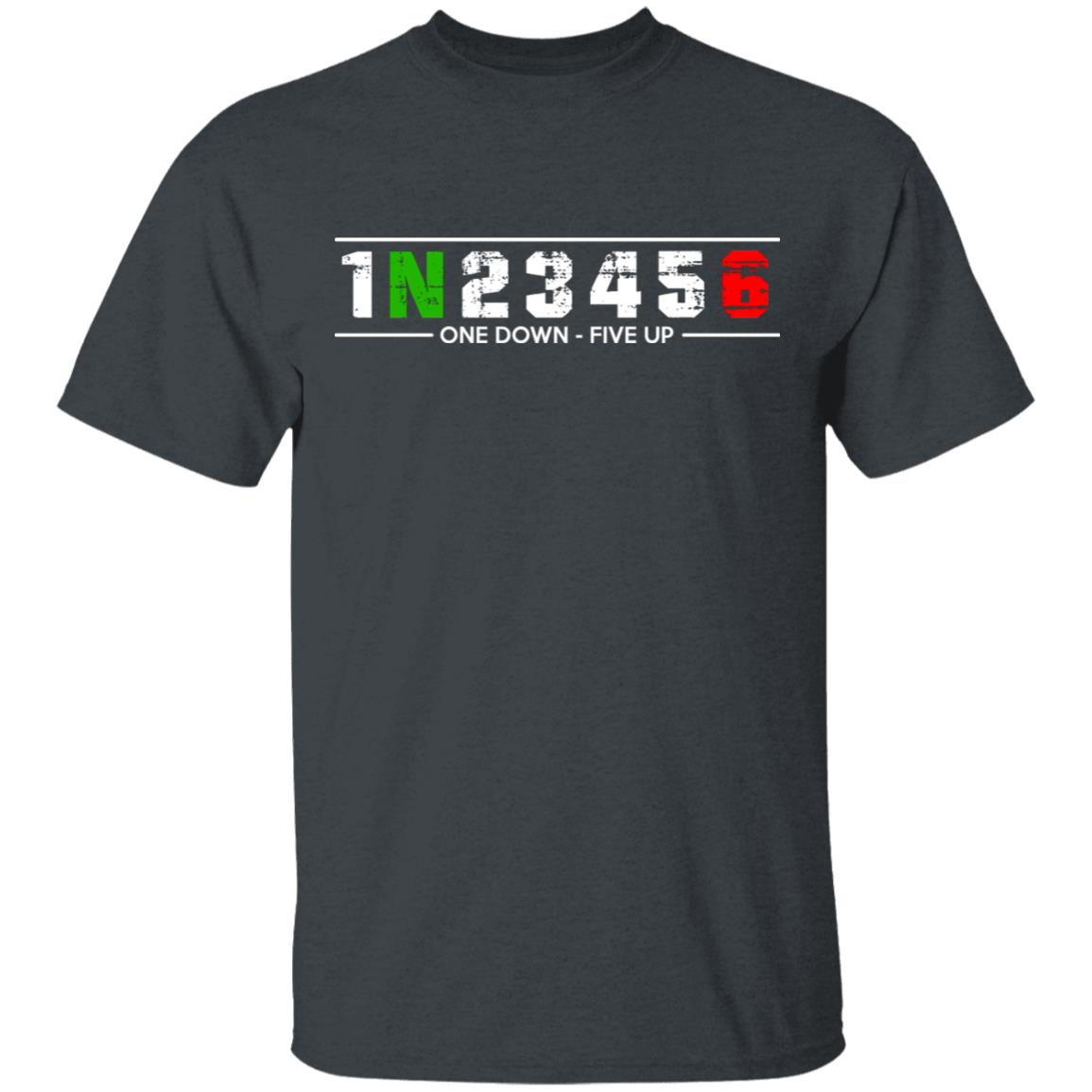 1 N 2 3 4 5 6 One Down Five Up Shirt, Hoodie, Tank