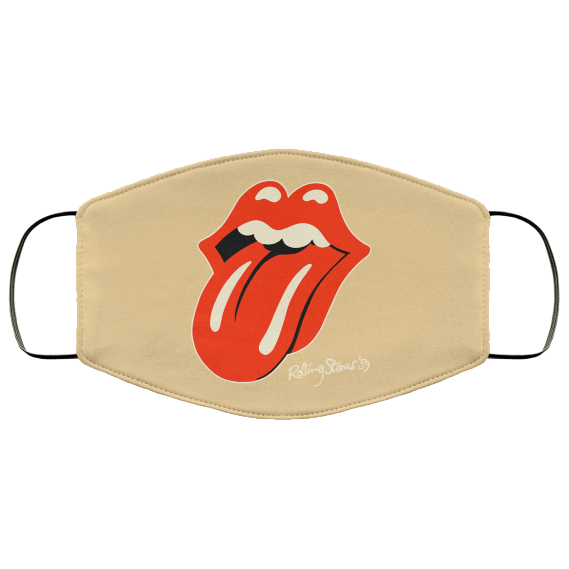 The Rolling Stones 1989 Tour Face Mask