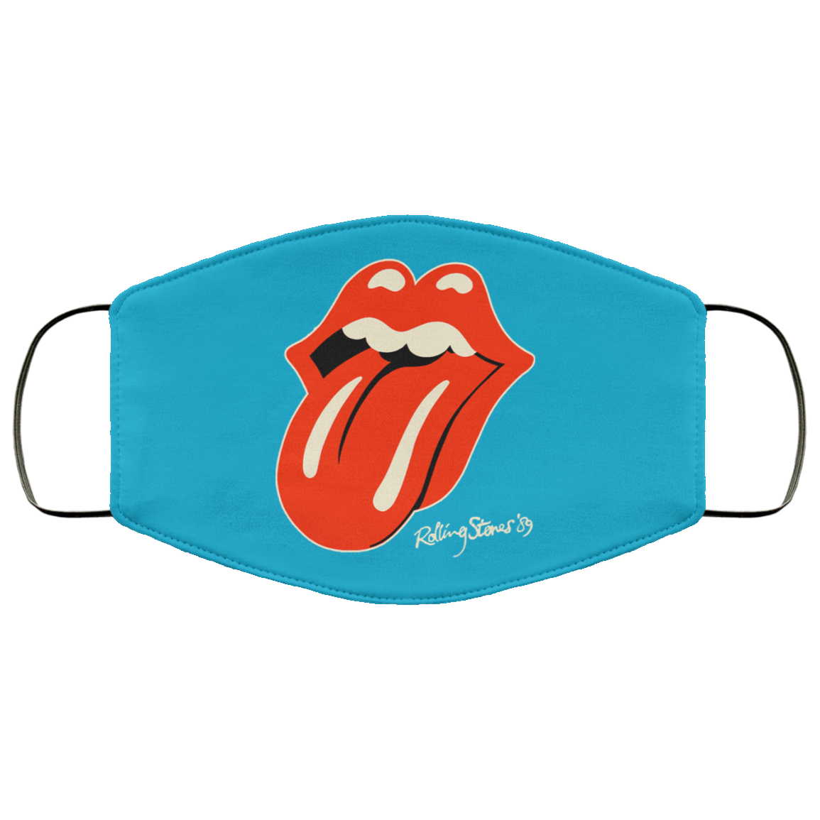 The Rolling Stones 1989 Tour Face Mask
