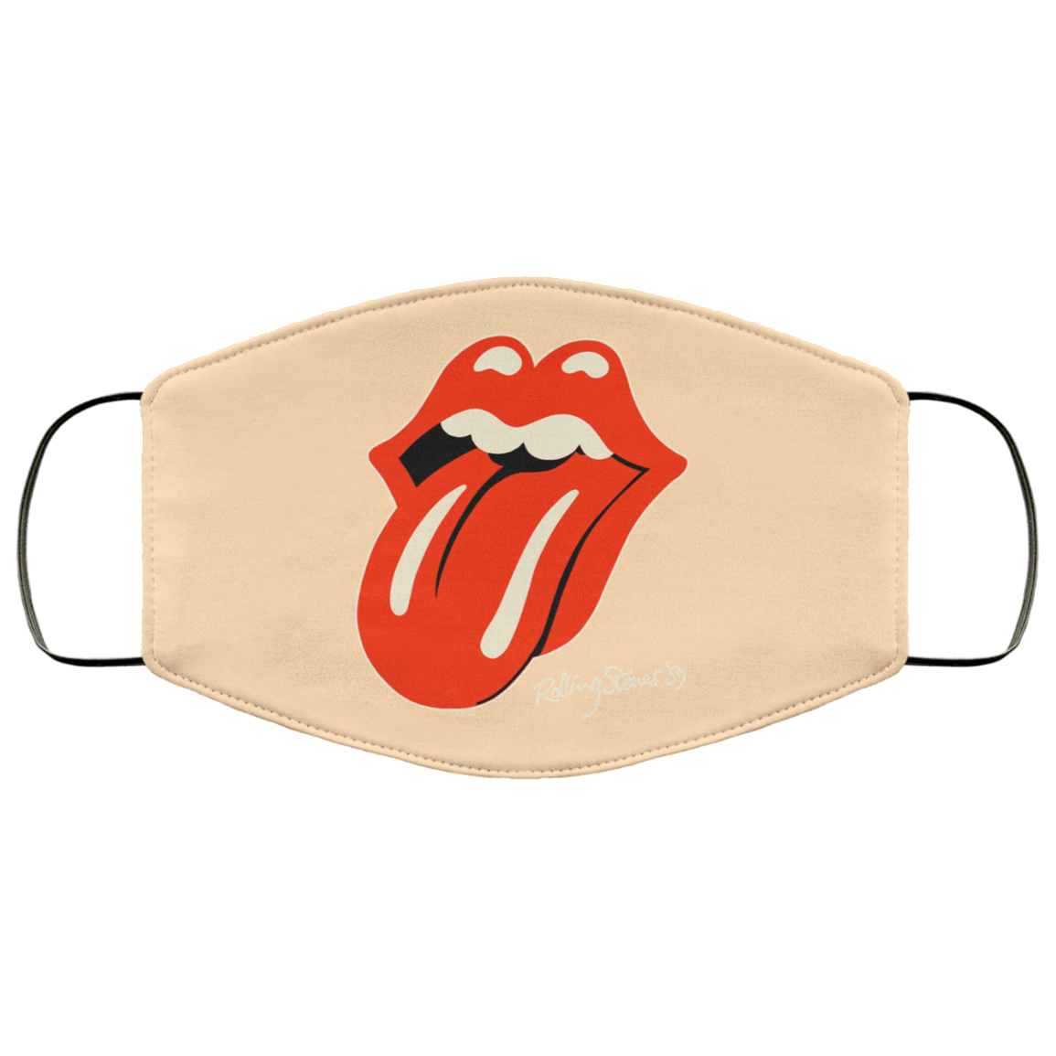The Rolling Stones 1989 Tour Face Mask