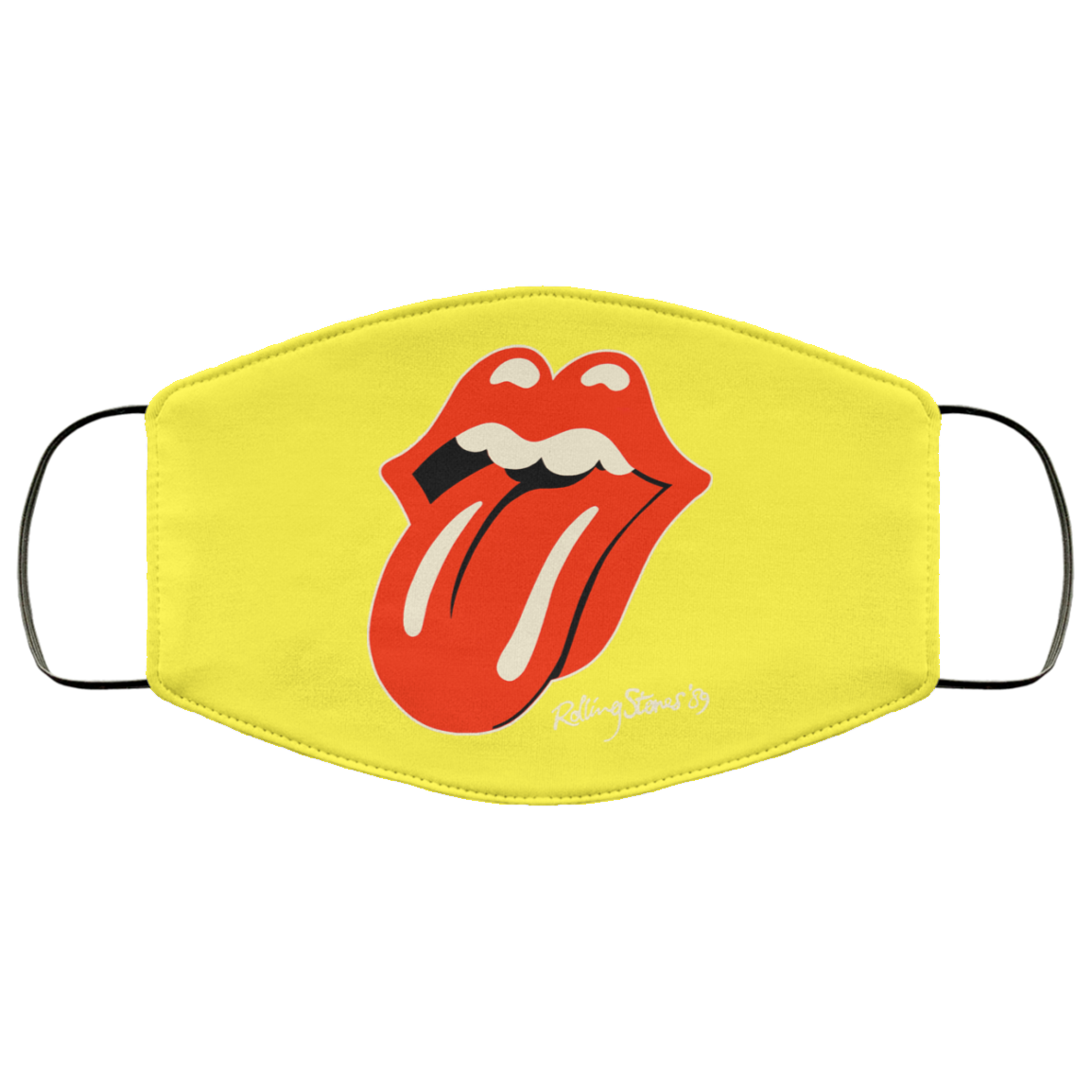 The Rolling Stones 1989 Tour Face Mask