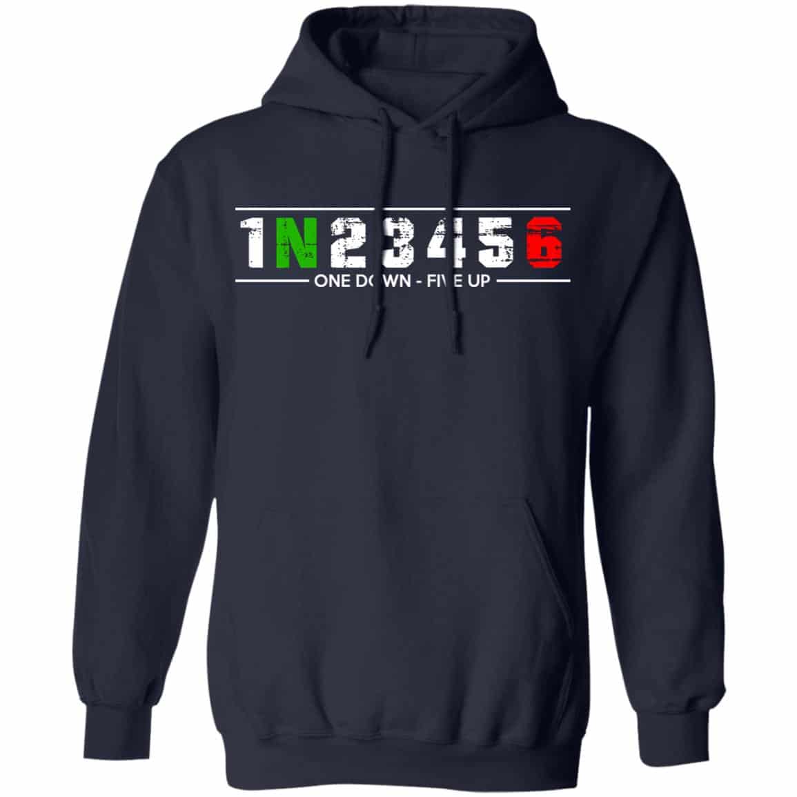 1 N 2 3 4 5 6 One Down Five Up Shirt, Hoodie, Tank