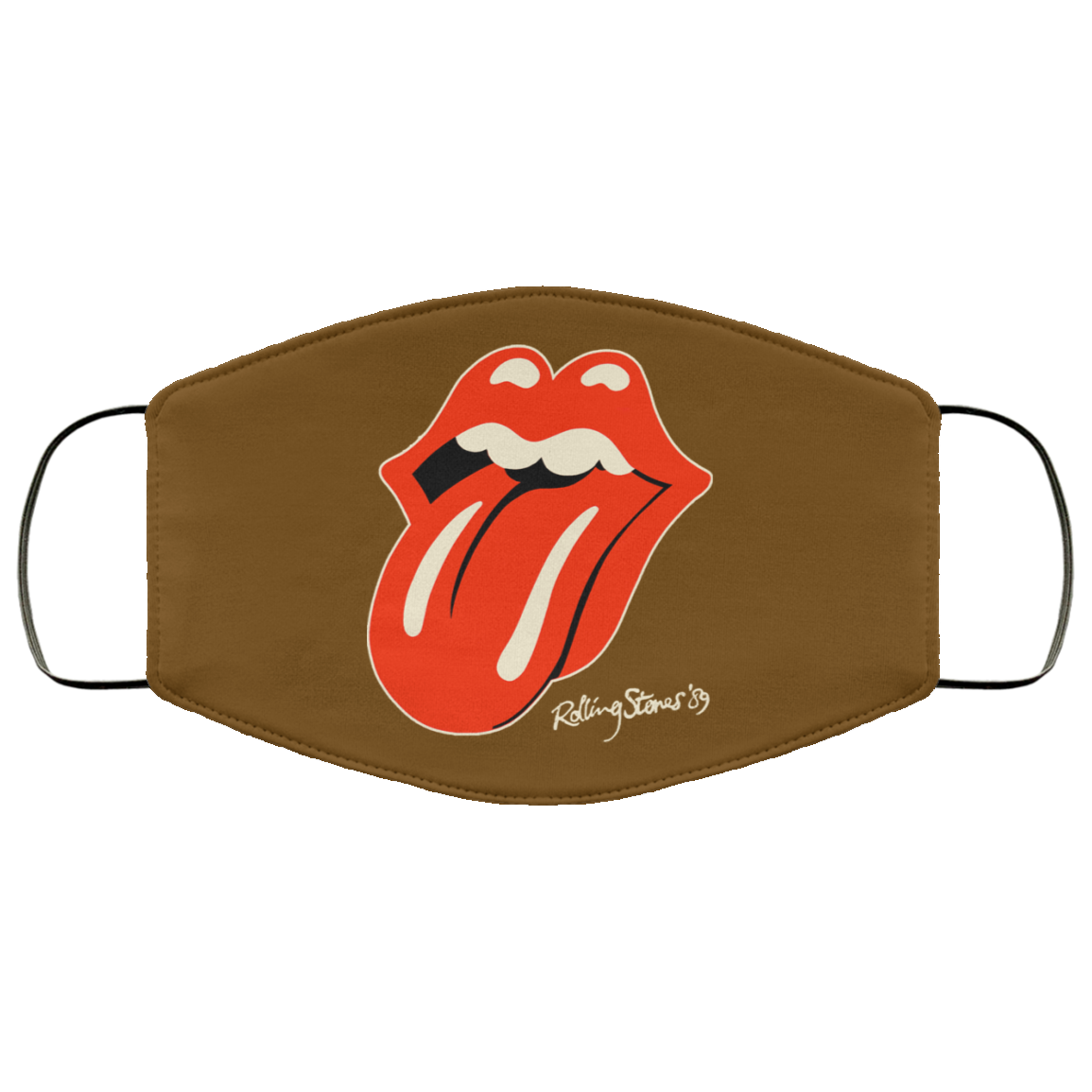 The Rolling Stones 1989 Tour Face Mask