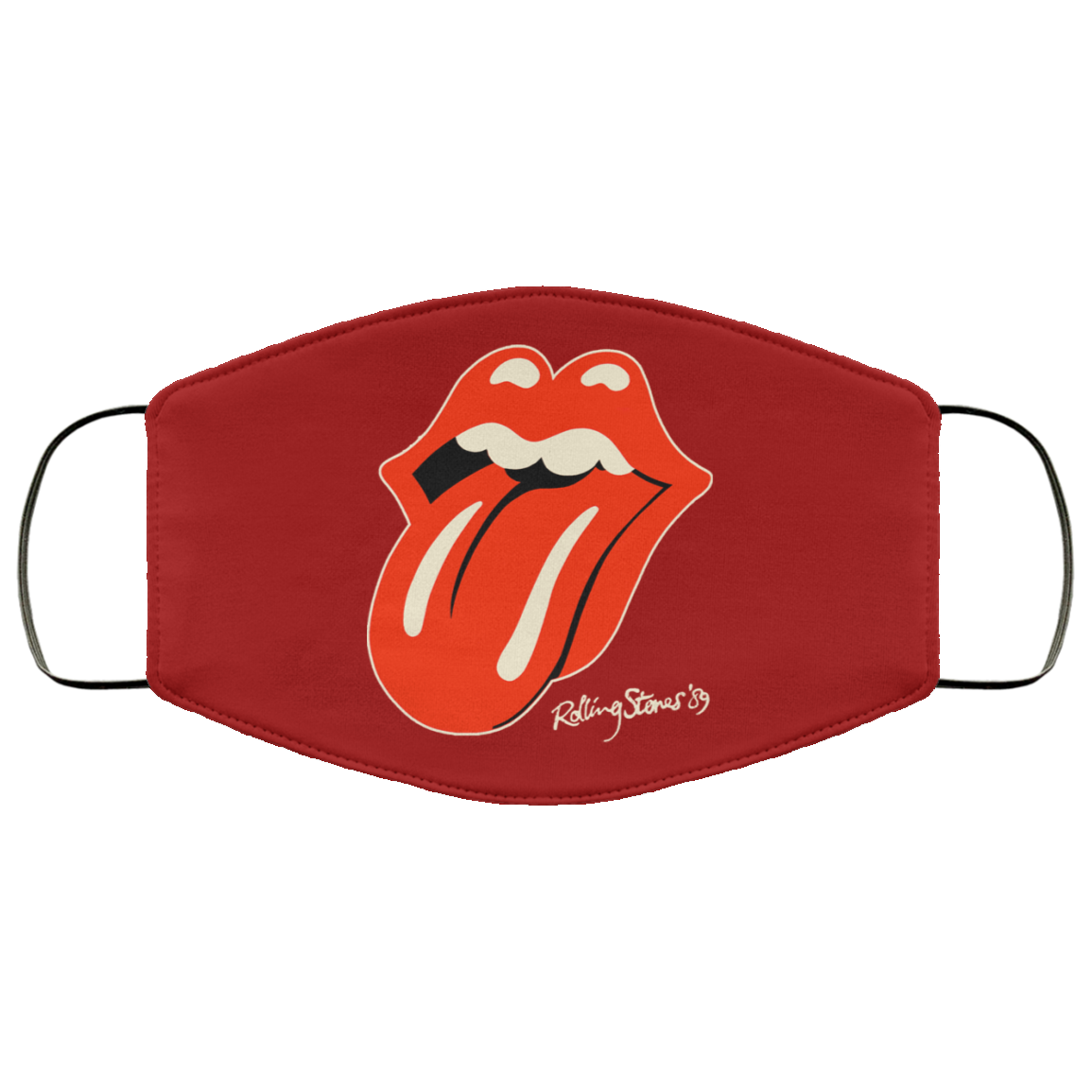 The Rolling Stones 1989 Tour Face Mask
