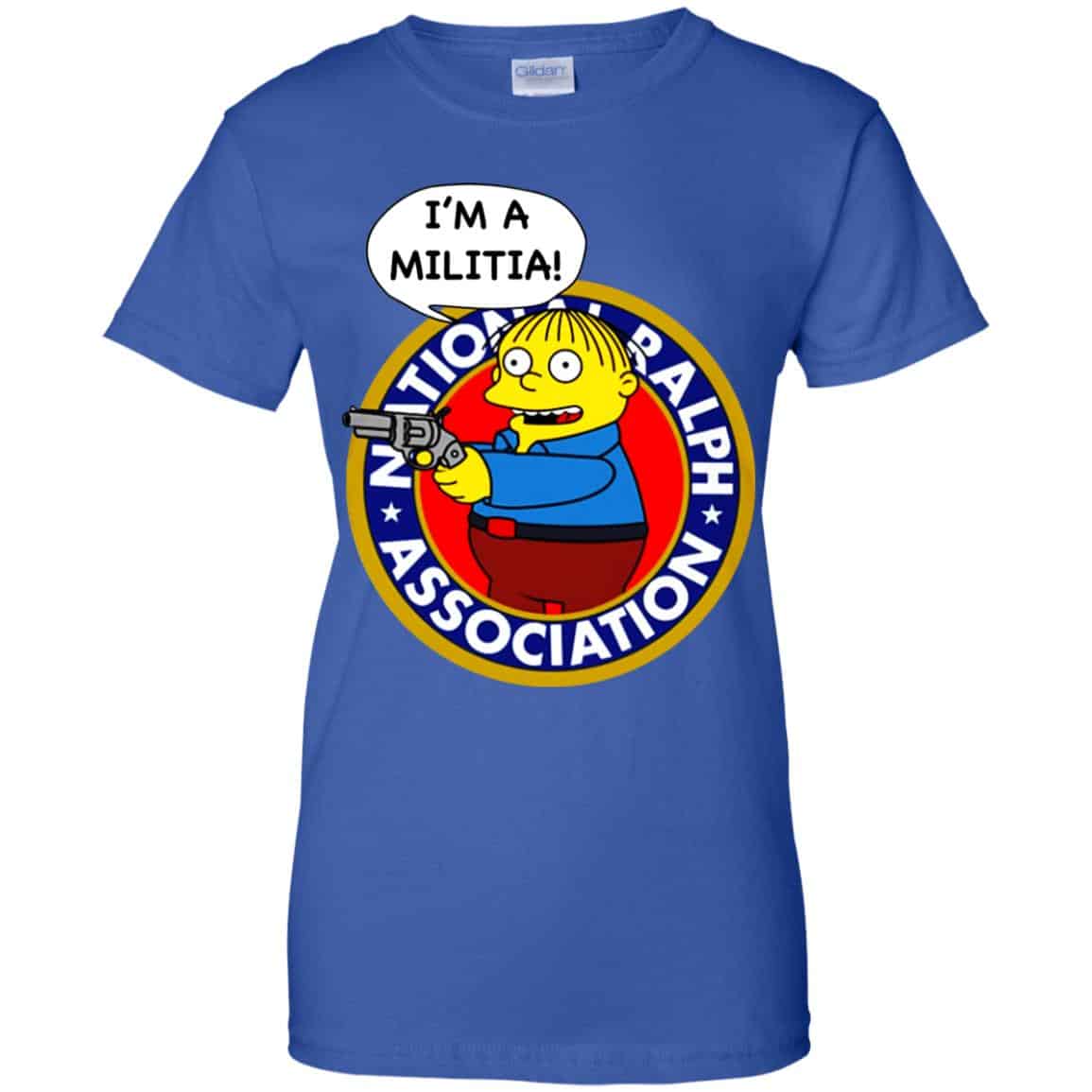 Ralph Wiggum I’m A Militia T-Shirts, Hoodie, Tank