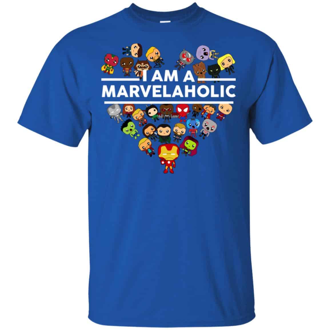 I Am A Marvelaholic T-Shirts, Hoodie, Tank
