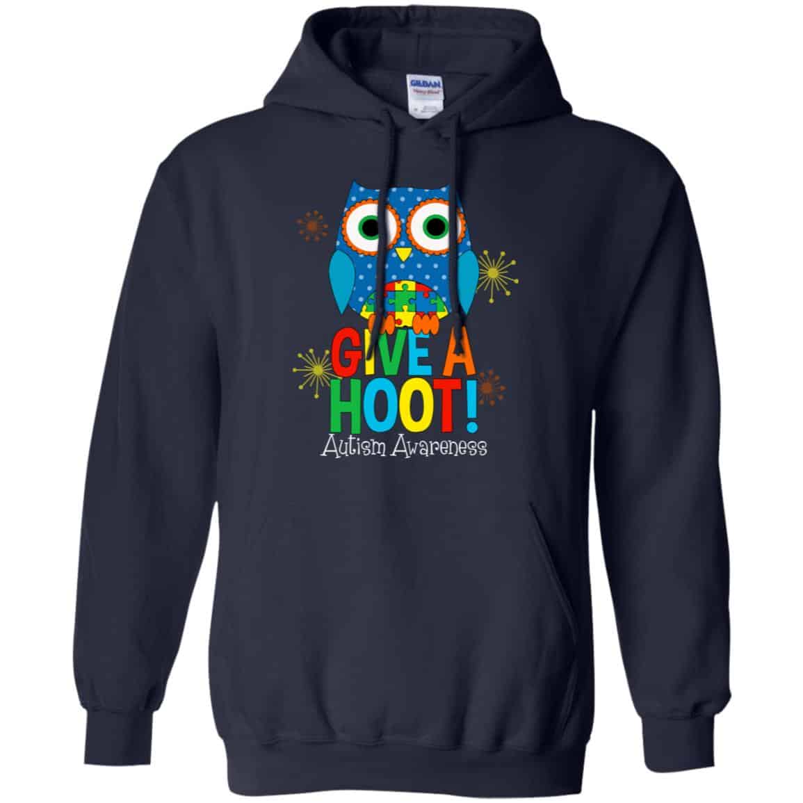 Autism Awareness: Give A Hoot T-Shirts, Hoodie, Tank