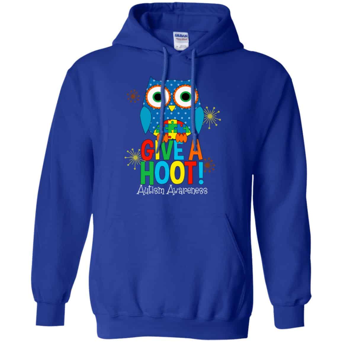 Autism Awareness: Give A Hoot T-Shirts, Hoodie, Tank