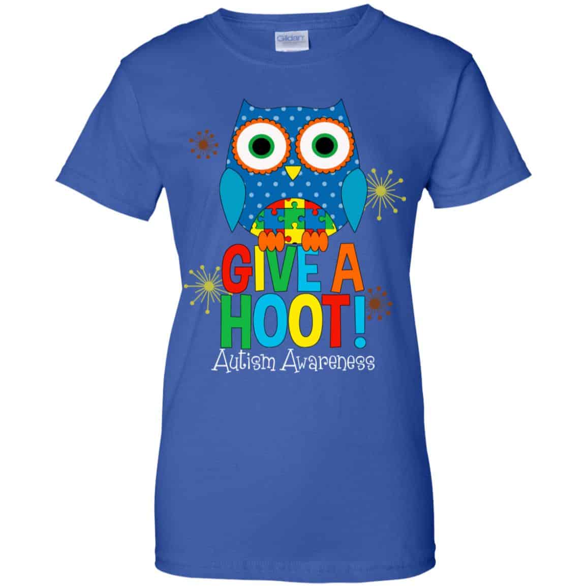 Autism Awareness: Give A Hoot T-Shirts, Hoodie, Tank