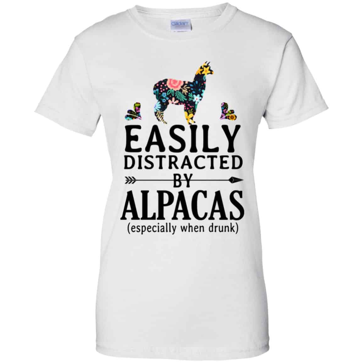 Easily Distracted By Alpacas Especially When Drunk T-Shirts, Hoodie, Tank