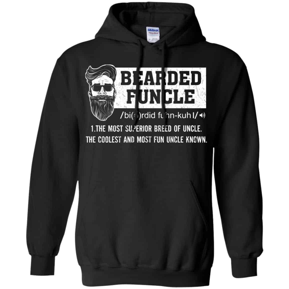 Bearded Funcle The Most Superior Breed Of Uncle The Coolest And Most Fun Uncle Known T-Shirts, Hoodie, Tank