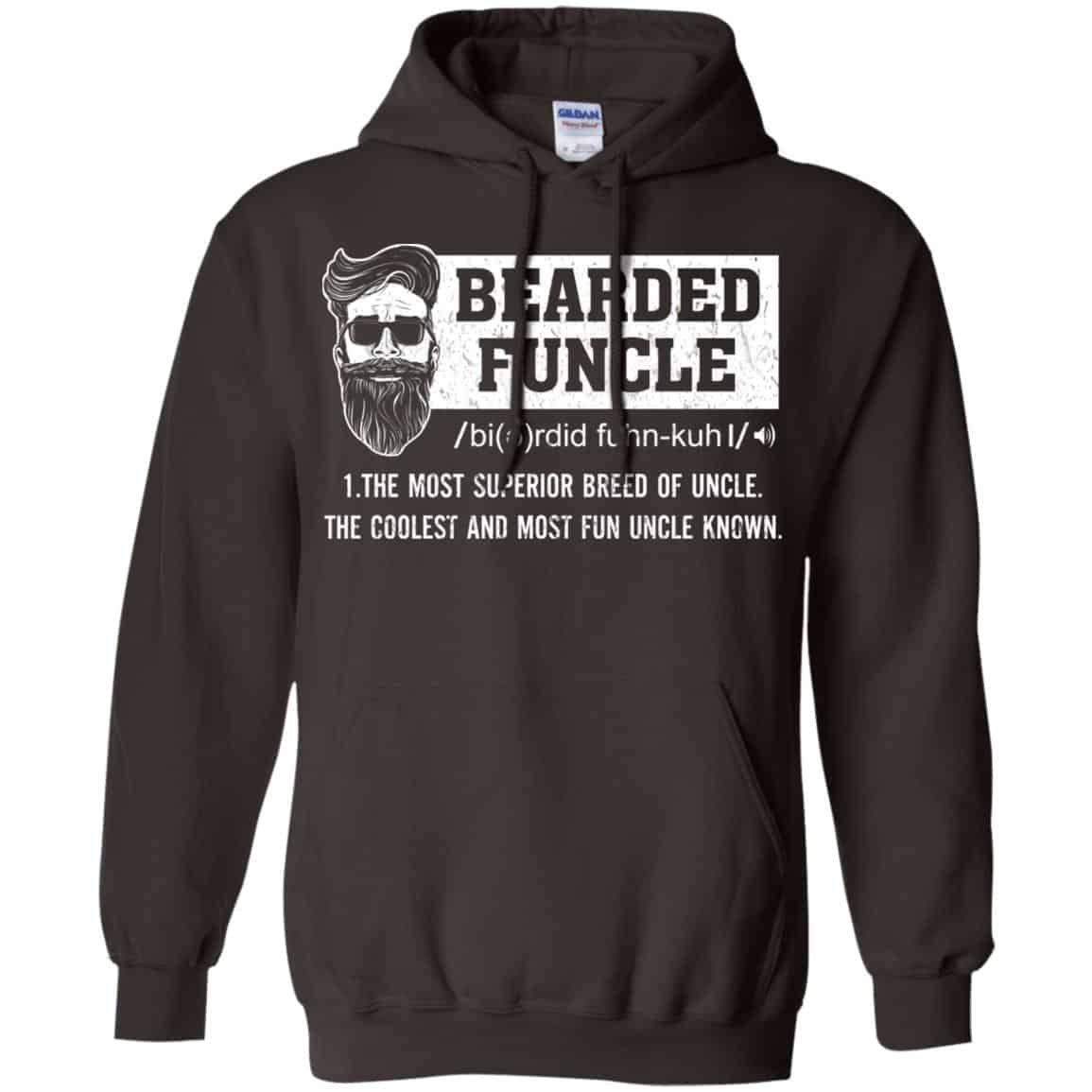 Bearded Funcle The Most Superior Breed Of Uncle The Coolest And Most Fun Uncle Known T-Shirts, Hoodie, Tank