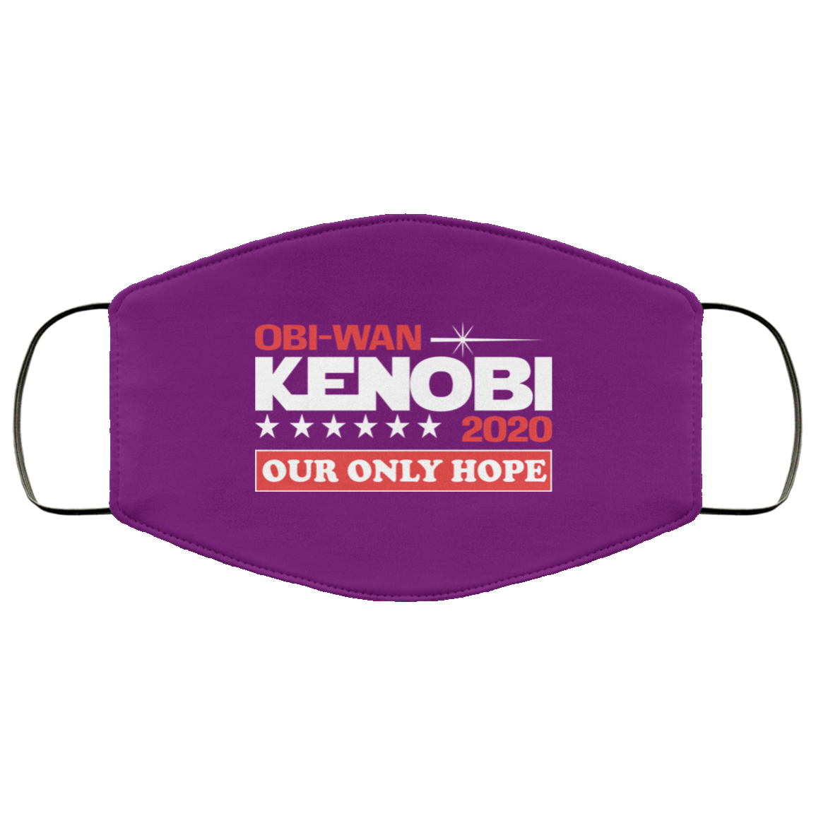 Obi-Wan Kenobi 2020 Our Only Hope Face Mask