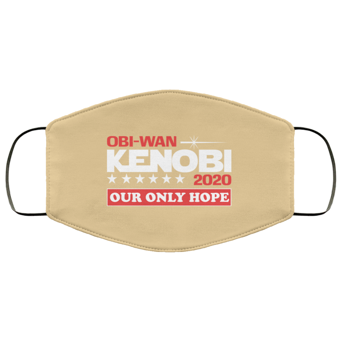 Obi-Wan Kenobi 2020 Our Only Hope Face Mask