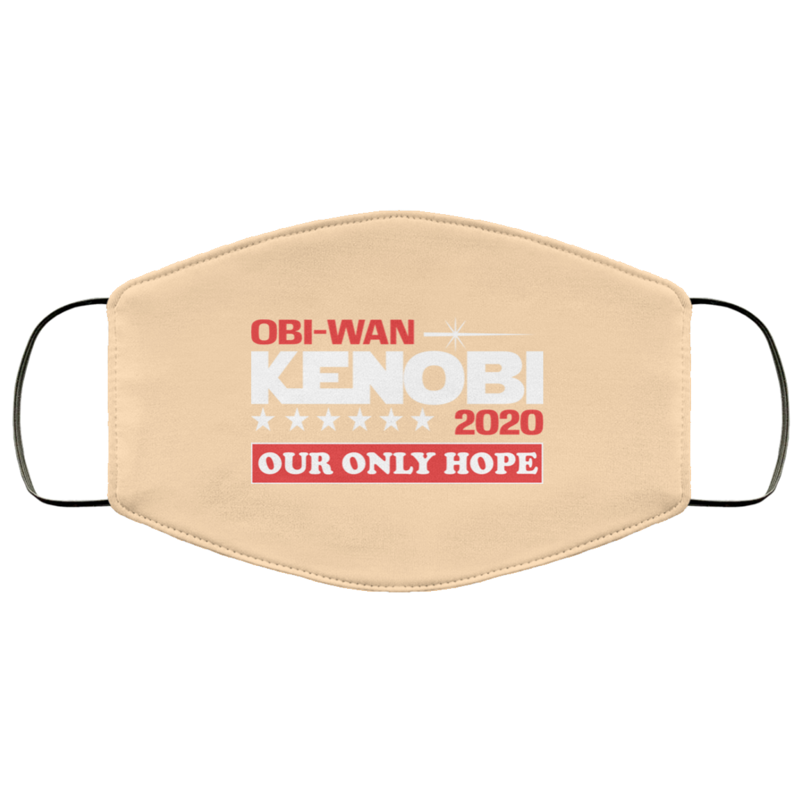Obi-Wan Kenobi 2020 Our Only Hope Face Mask