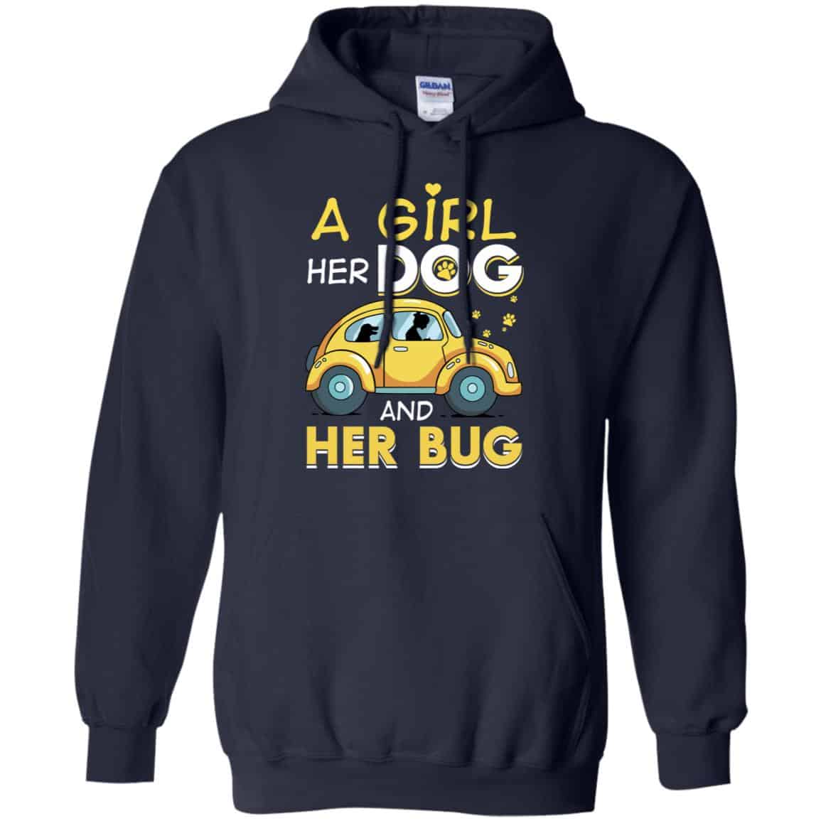 A Girl Her Dog And Her Bug T-Shirts, Hoodie, Tank