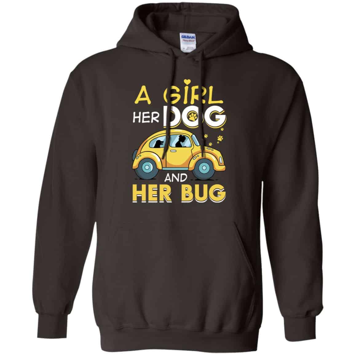 A Girl Her Dog And Her Bug T-Shirts, Hoodie, Tank