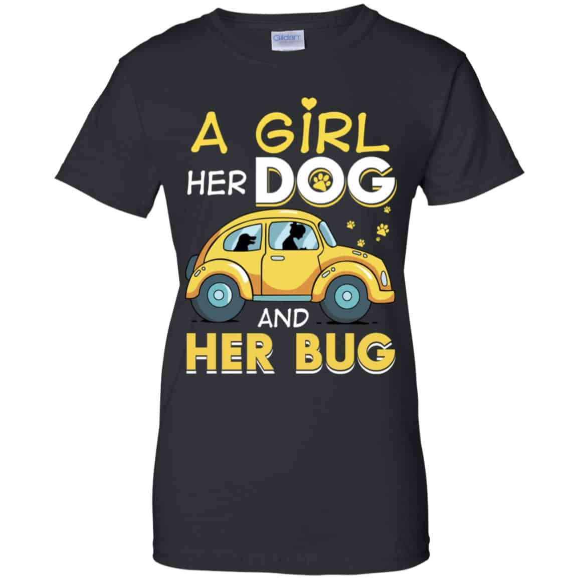 A Girl Her Dog And Her Bug T-Shirts, Hoodie, Tank