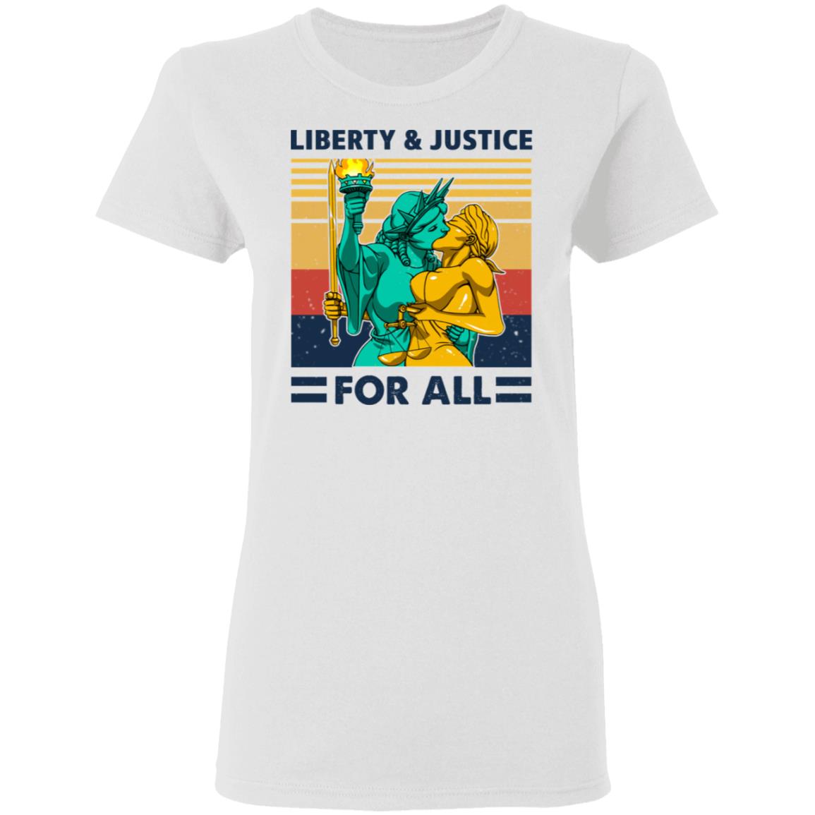 Liberty & Justice For All Vintage Shirt, Hoodie, Tank