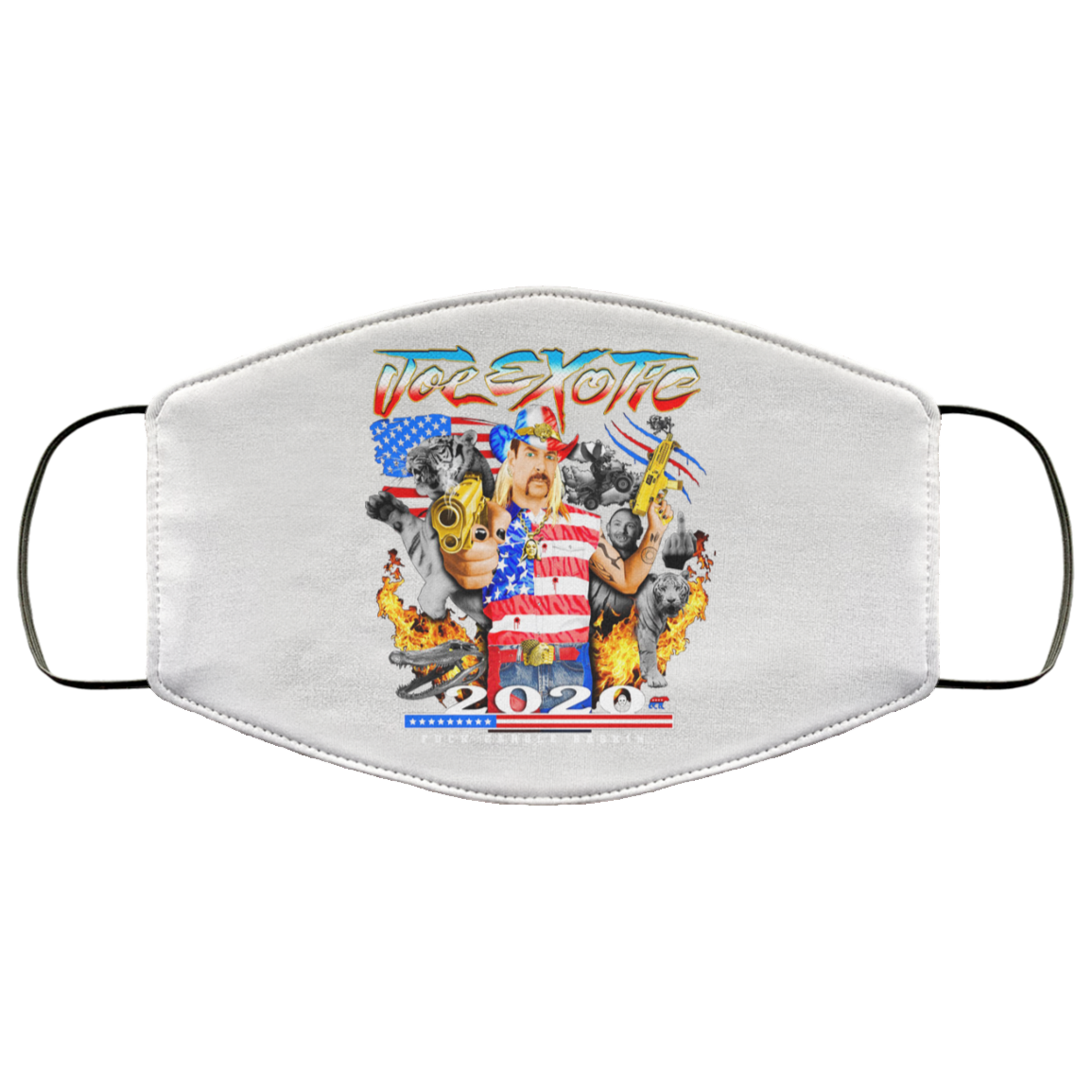 Joe Exotic 2020 President Fuck Carole Baskin Tiger King Face Mask