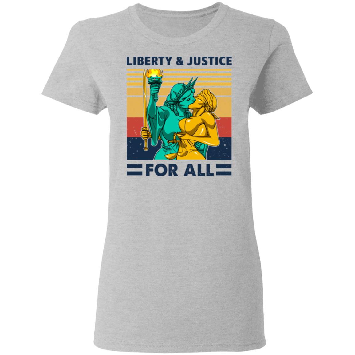 Liberty & Justice For All Vintage Shirt, Hoodie, Tank