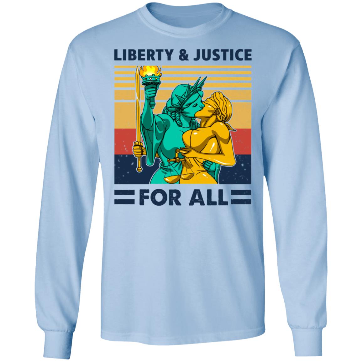 Liberty & Justice For All Vintage Shirt, Hoodie, Tank