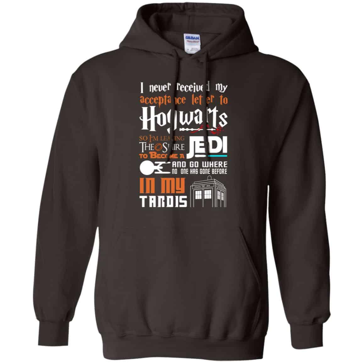 Harry Potter Star Wars T-Shirts, Never Received To Hogwarts So Become A Jedi T-Shirts, Hoodie, Tank