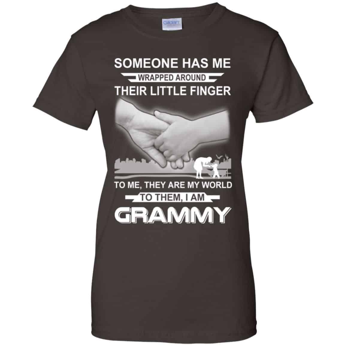 Someone Has Me Wrapped Around Their Little Finger I Am Grammy T-Shirts, Hoodie, Tank