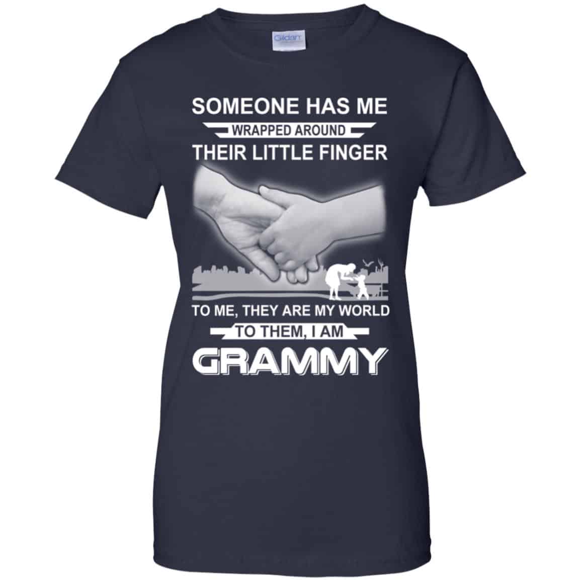 Someone Has Me Wrapped Around Their Little Finger I Am Grammy T-Shirts, Hoodie, Tank
