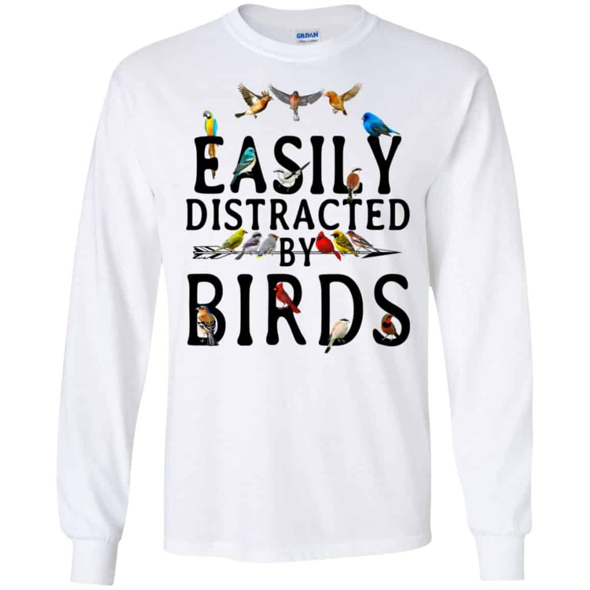 Easily Distracted By Birds T-Shirts, Hoodie, Tank