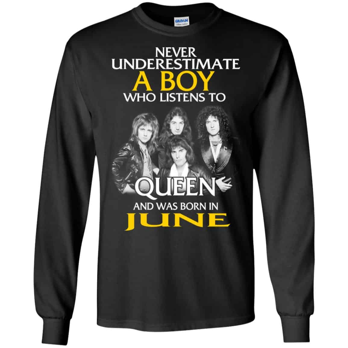 A Boy Who Listens To Queen And Was Born In June T-Shirts, Hoodie, Tank