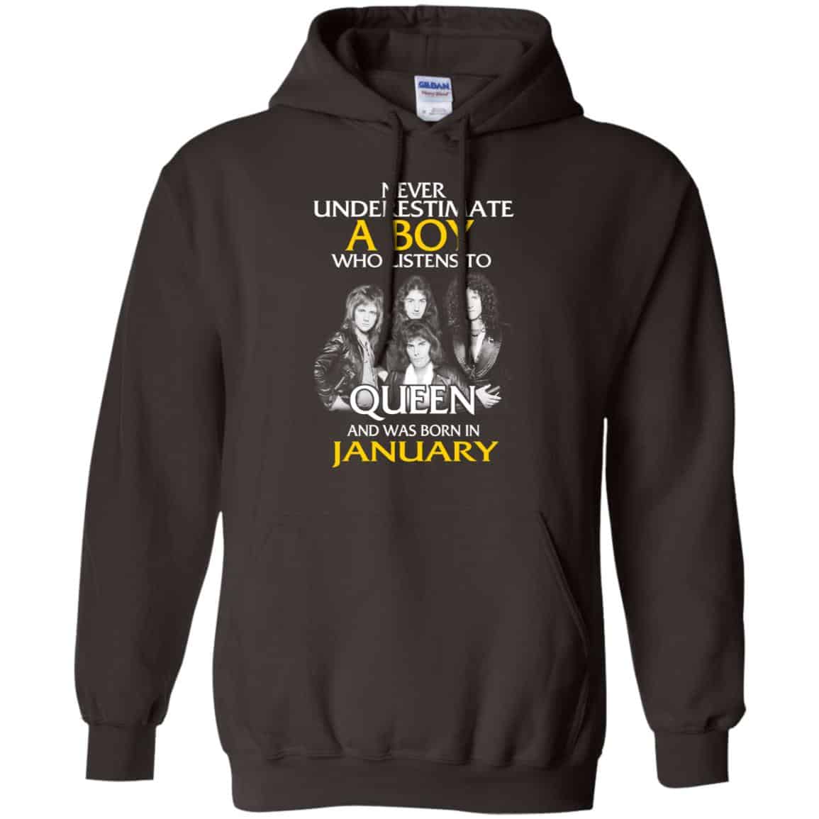 A Boy Who Listens To Queen And Was Born In January T-Shirts, Hoodie, Tank