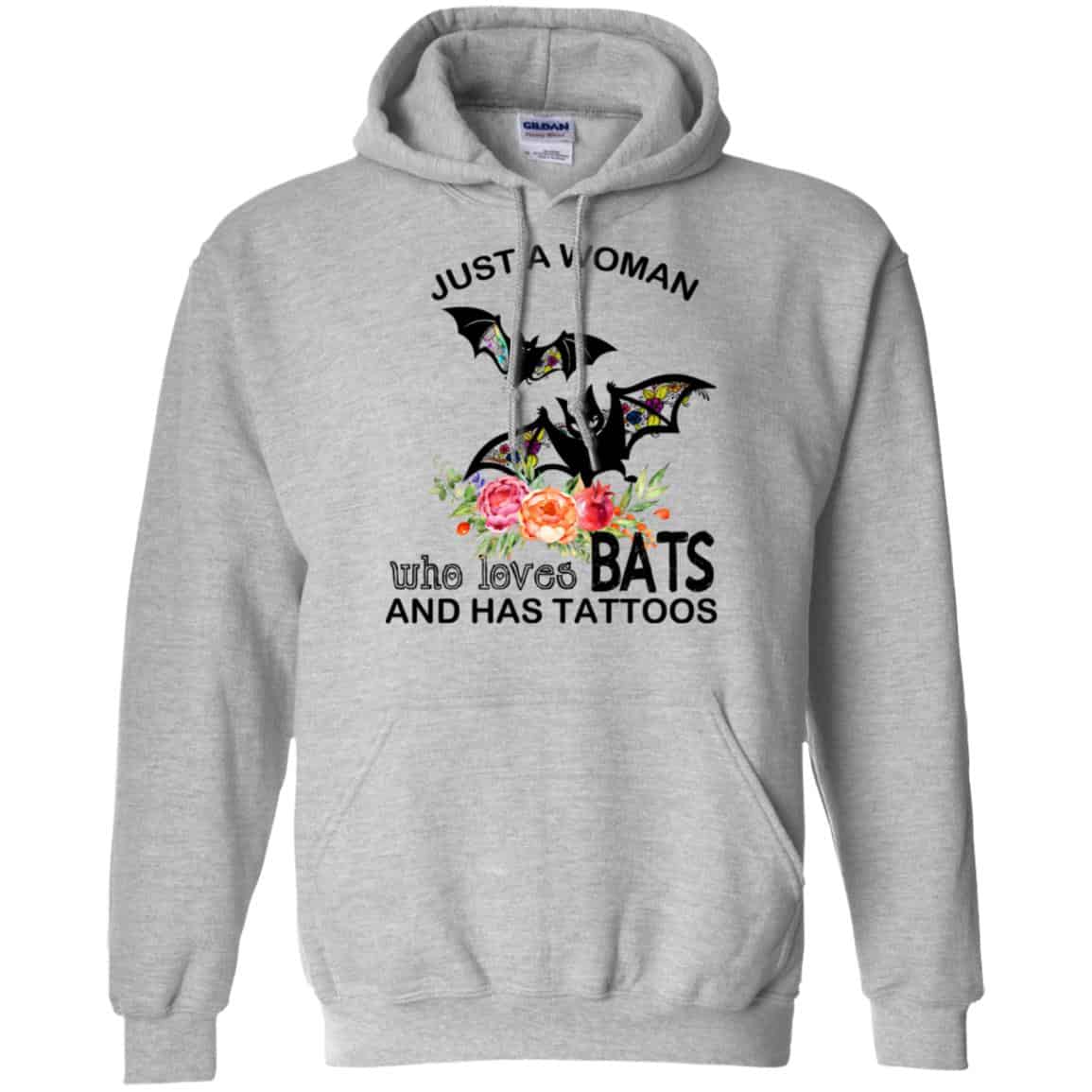 Just A Woman Who Loves Bats And Has Tattoos T-Shirts, Hoodie, Tank