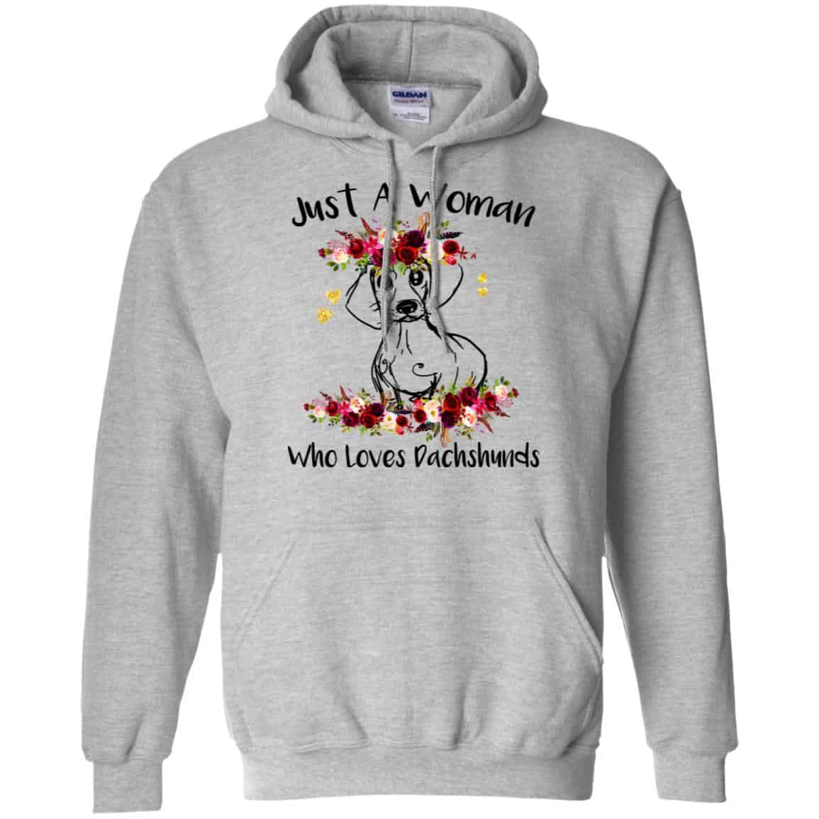 Just A Woman Who Loves Dachshunds T-Shirts, Hoodie, Tank