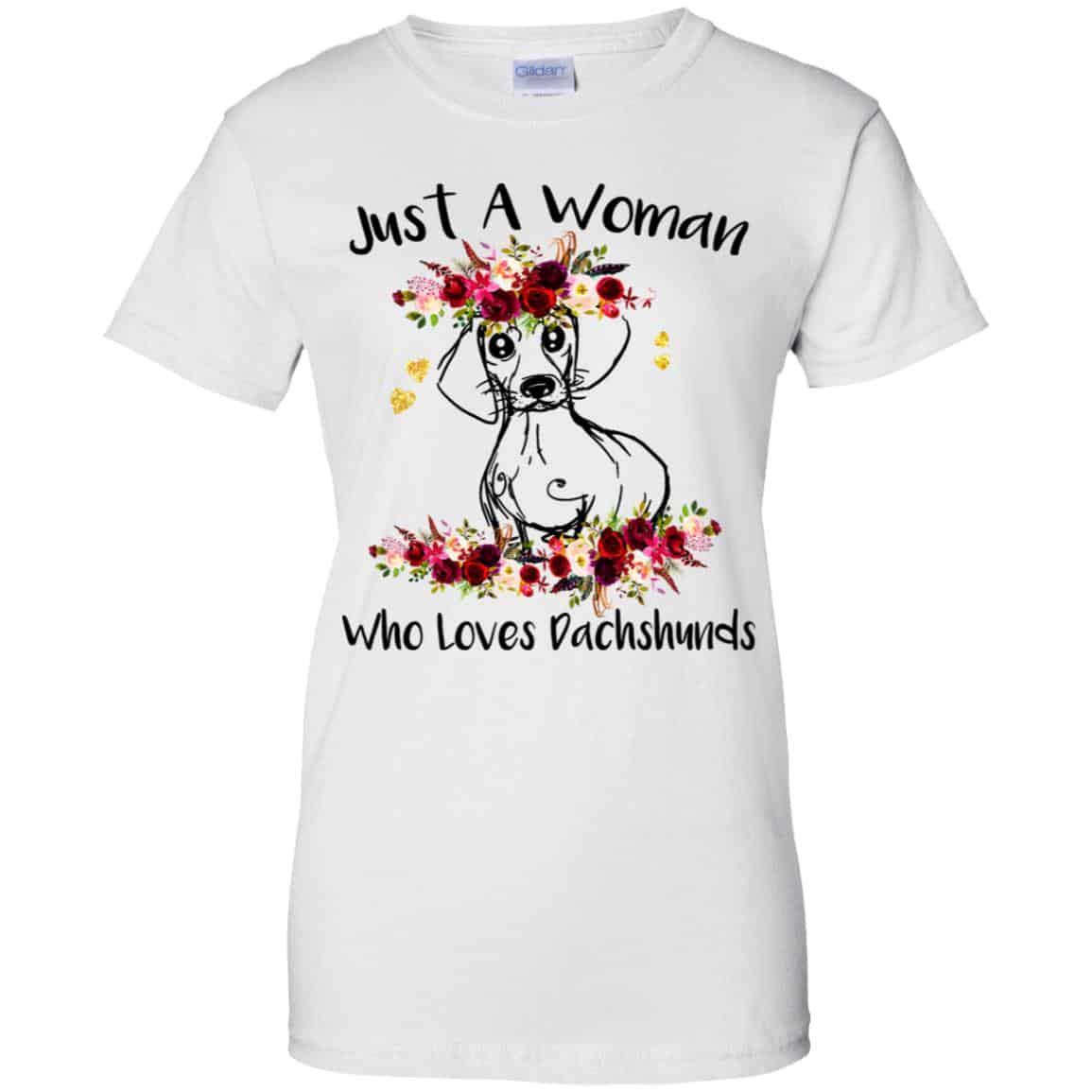 Just A Woman Who Loves Dachshunds T-Shirts, Hoodie, Tank