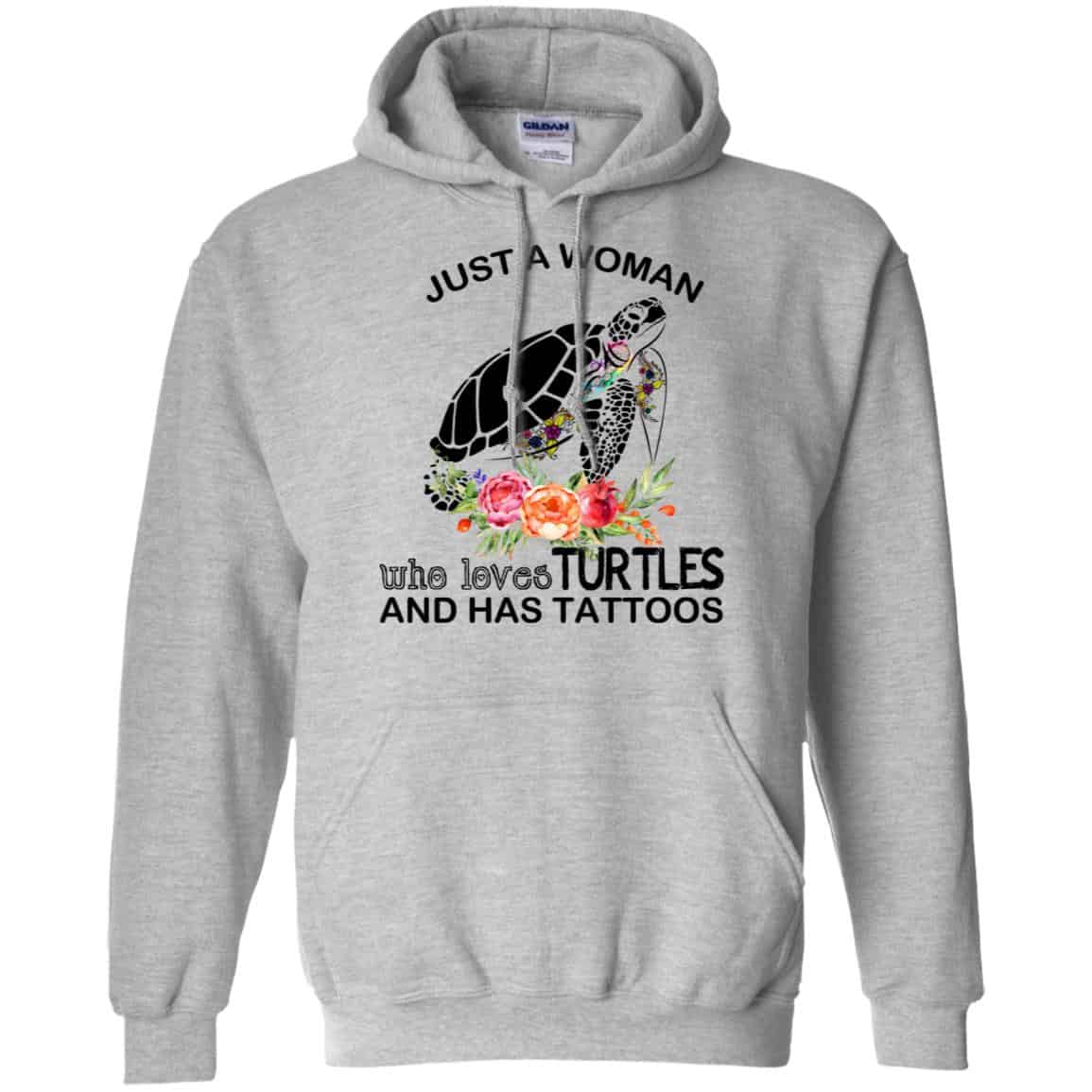 Just A Woman Who Loves Turtles And Has Tattoos T-Shirts, Hoodie, Tank
