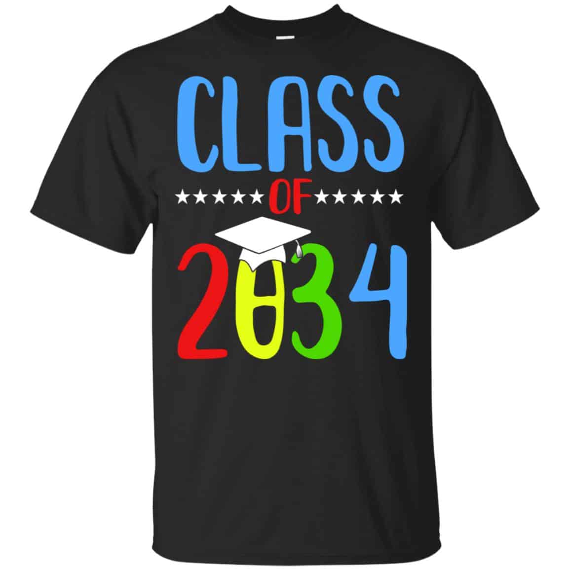 Grow With Me First Day Of School Class Of 2034 Youth T-Shirts, Hoodie