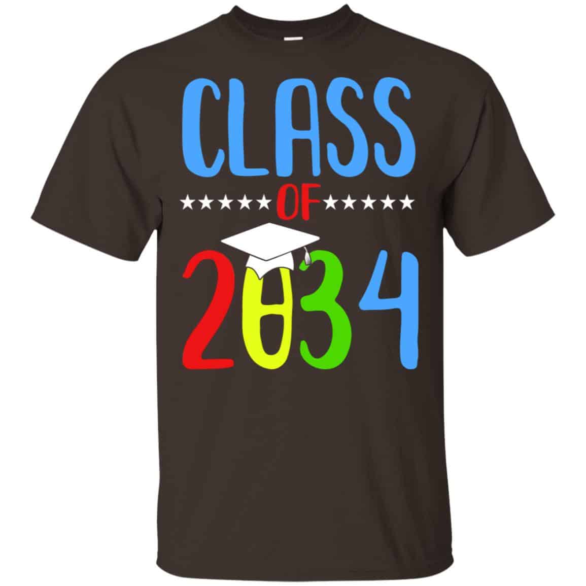 Grow With Me First Day Of School Class Of 2034 Youth T-Shirts, Hoodie