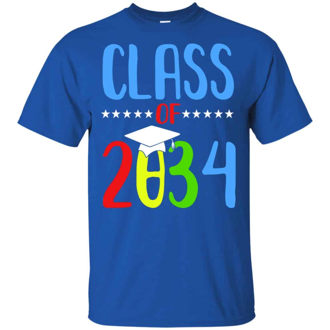 Grow With Me First Day Of School Class Of 2034 Youth T-Shirts, Hoodie