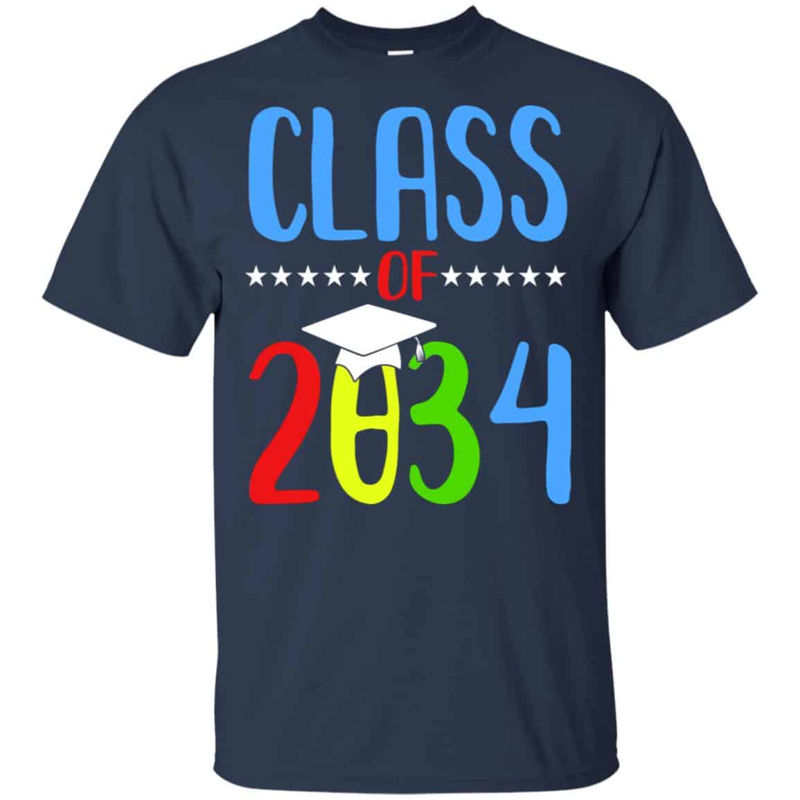Grow With Me First Day Of School Class Of 2034 Youth T-Shirts, Hoodie