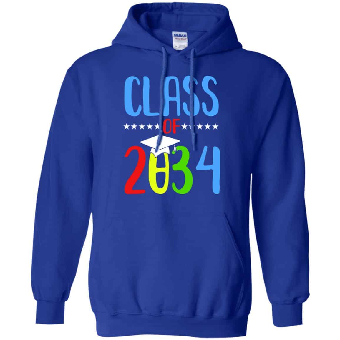 Grow With Me First Day Of School Class Of 2034 Youth T-Shirts, Hoodie