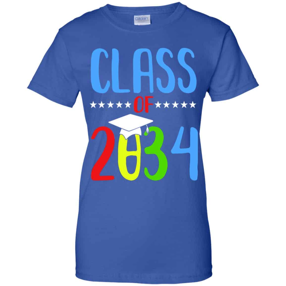 Grow With Me First Day Of School Class Of 2034 Youth T-Shirts, Hoodie